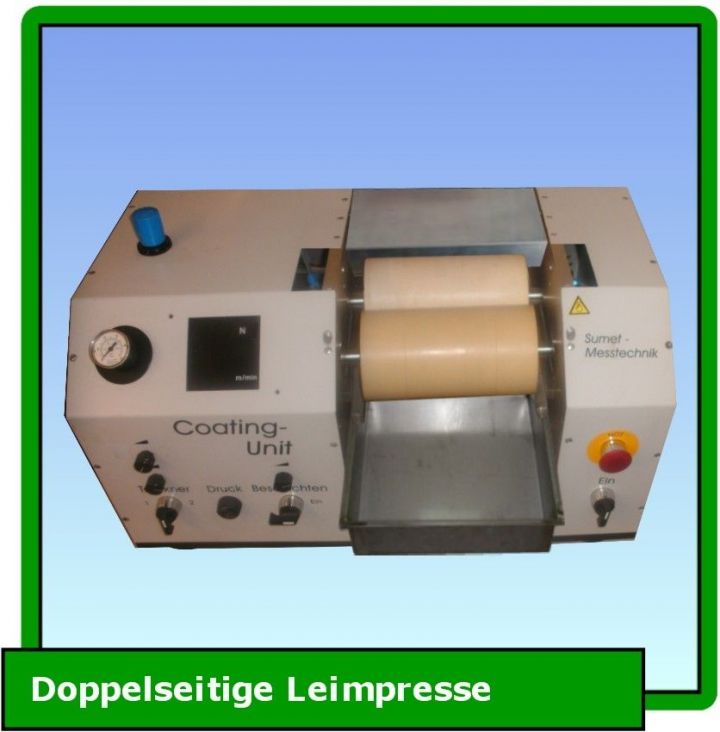 Doppelseitige Laborleimpresse
